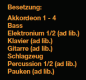 Preview: The Sound Of Silence, Paul Simon, Hans-Günther Kölz, Akkordeonorchester, mittelschwer, Welthit, Simon and Garfunkel, Disturbed, Gänsehaut, Akkordeon Noten