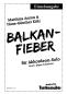 Preview: Balkanfieber, Einzelausgabe, Hans-Günther Kölz, Matthias Anton, Jürgen Schmieder, Akkordeon-Solo, Standardbass MII, mittelschwer, Akkordeon Noten