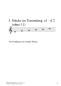 Preview: Musaik 1, Winfried Funda, Instrumente in C-Stimmung, Querflöte, Oboe, Geige, Spielheft, Soloband, Anfänger, Einsteiger, Musizieren lernen, mit Online-Audio, sehr leicht-leicht, Originalkompositionen, Originalmusik, Noten für C-Instrumente, Beispielseite