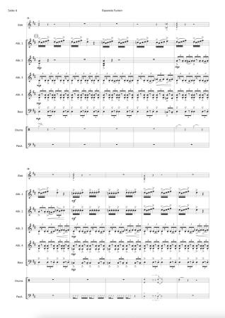 Preview: Rasende Furien - Göttinnen der Rache, Dr. Rainer Fabich, Helmut Quakernack, Akkordeon-Orchester, Akkordeon-Ensemble, griechische Mythologie, schwer, Oberstufe, Wettbewerbsliteratur, Wertungsstück, Akkordeon Noten, Beispielseite