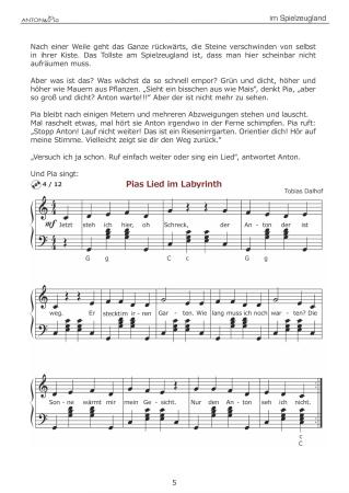 Preview: Anton & Pia - Im Spielzeugland, Musikheft für Kinder, Musiknoten für Kinder, Akkordeon-Solo, Spielheft, leicht, Akkordeonspielheft, Kinder musizieren, Akkordeonnoten für Kinder, Akkordeonschüler, Musikschüler