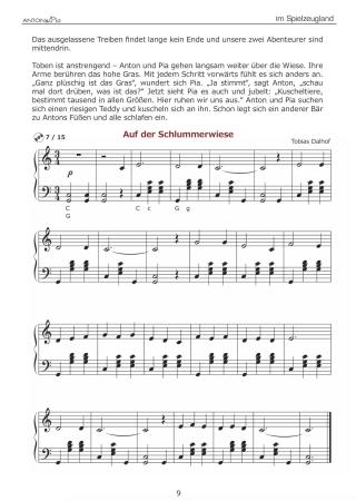 Preview: Anton & Pia - Im Spielzeugland, Musikheft für Kinder, Musiknoten für Kinder, Akkordeon-Solo, Spielheft, leicht, Akkordeonspielheft, Kinder musizieren, Akkordeonnoten für Kinder, Akkordeonschüler, Musikschüler