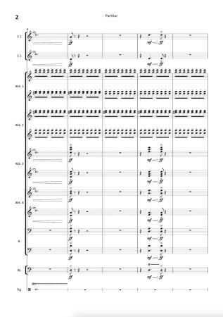 Preview: Adam's Loops, Ian Watson, Akkordeon-Orchester, Auftragskomposition, inspiriert durch John Adams, 18. Eidgenössische Akkordeon Musikfest, Höchststufe, schwer, Wertungsstück, Wettbewerbsliteratur, Originalkompostion, Originalmusik, Akkordeon Noten, Beispiel