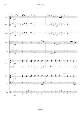 Preview: Día Lluvioso (Regentag), Martina Kluge, Akkordeon-Orchester, Akkordeon-Ensemble, Tango, Easy-Stimme, mittelschwer, Akkordeon Noten, Beispielseite