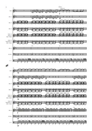 Preview: Serpent, Herbert Pixner, Susanne Stampfer, Akkordeon-Orchester, Solo-Stimme, Klangmalerei, Konzertstück, gut gegen böse, mittelschwer, Akkordeon Noten, Beispielseite