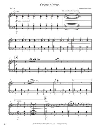 Preview: Manfred Leuchter, Akkordeon Songbook, Martina Kluge, Akkordeon-Solo, Standardbass MII, Spielheft, Soloband, Hommage, mittelschwer, Akkordeon Noten, Beispielseite