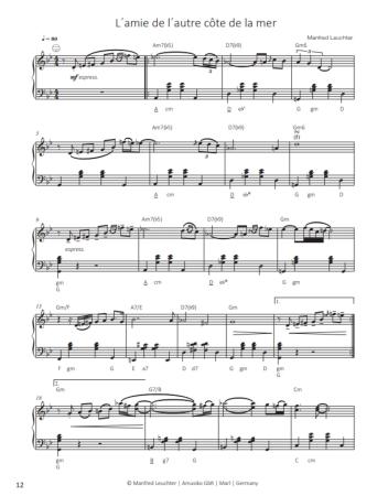 Preview: Manfred Leuchter, Akkordeon Songbook, Martina Kluge, Akkordeon-Solo, Standardbass MII, Spielheft, Soloband, Hommage, mittelschwer, Akkordeon Noten, Ansichtsseite