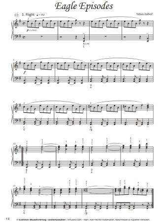 Preview: Accordion Fantasy 1, Tobias Dalhof, Akkordeon-Solo, Standardbass MII, Spielheft, Soloband, Vorspiel, Konzert, Wettbewerb, Akkordeonunterricht, leicht-mittelschwer, Akkordeon Noten