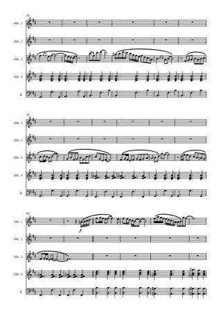 Preview: Tango fiorito, Nils Aebersold, Variationen, Akkordeon-Ensemble, Akkordeon-Quintett, Originalkomposition, Originalmusik, mittelschwer bis schwer, Akkordeon Noten, Notenbeispiel