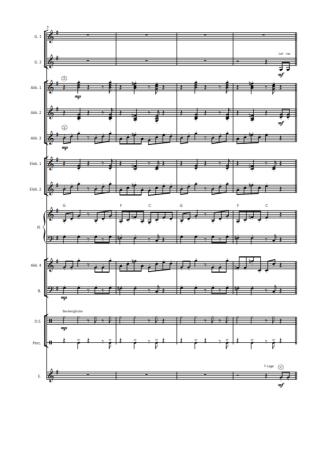 Preview: Orinoco Flow, Enya, Roma Ryan, Jürgen Moll, Akkordeon-Orchester, mittelschwer, mit Easy-Stimme, Unterhaltungskonzert, Megahit, Akkordeon Noten, Probeseite
