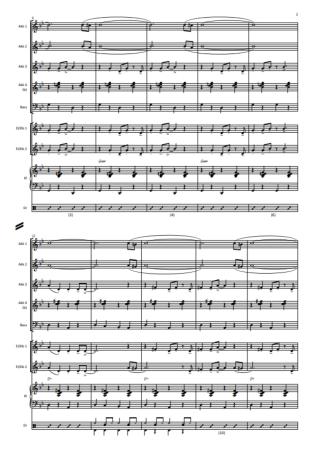 Preview: Orient-Express, Gerhard Mohr, Erich Plessow, Alexander Balz, Akkordeonorchester, Foxtrott, Bigband-Stil, mittelschwer, Akkordeon Noten, Notenbeispiel