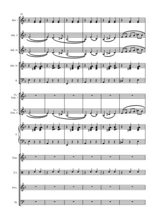 Valse, Lionel Chapuis, Akkordeon-Orchester, Konzertwalzer, mittelschwer, Originalkomposition, Originalmusik, Akkordeon Noten, Blick in die Noten