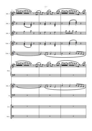 Preview: Angry Birds (Main Theme), Ari Pulkkinen, Jonathan Kruspel, Akkordeon-Orchester, Soundtrack, Titelmelodie, witzig, Zugabennummer, mittelschwer, Akkordeon Noten, Beispielseite