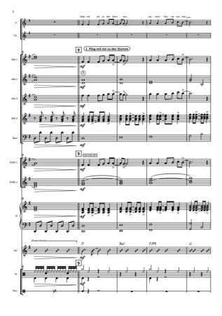 Preview: Roland Kaiser in Concert, Alexander Balz, Akkordeon-Orchester, Medley, Potpourri, Megahits, mittelschwer, inkl. Gesangsstimmen (Solo und Chor), Konzert-Highlight, Akkordeon Noten, Beispielseite