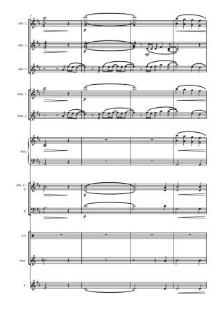 Preview: Angels, Robbie Williams, Guy Chambers, Jürgen Moll, Akkordeon-Orchester, Ballade, Megahit, Welthit, Gänsehaut, leicht-mittelschwer, mit Easy-Stimme, Akkordeon Noten, Beispielseite
