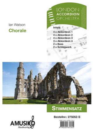 Preview: Chorale, Ian Watson, Akkordeon-Ensemble, mittelschwer, irische Volkslieder, Originalkomposition, Originalmusik, Akkordeon Noten