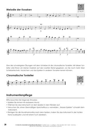 Schule für chromatische Mundharmonika Band 1, Kathrin Gass, Schulwerk, Lehrwerk, Mundharmonikaschule, Chromonica, mit Online-Material, sehr leicht, Mundharmonika Noten, Mundharmonika spielen lernen, Anfänger