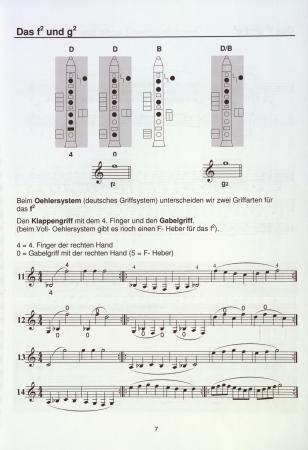 Preview: Die D1/D2 Schule für Klarinette, Siegfried Pfeifer, Schulwerk für Klarinette, Klarinettenschule, Lehrwerk, Clarinregister, hohes Register, Klarinette spielen lernen, leicht, Klarinetten Noten, Klarinettenunterricht, Beispielseite
