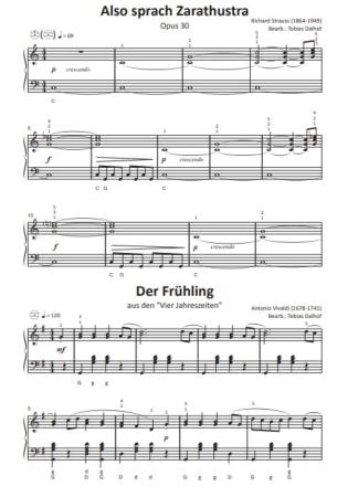 Preview: Einfach schöne Klassik, Tobias Dalhof, Akkordeon-Solo, Standardbass MII, Spielheft, Soloband, Vorspiel, Konzert, Akkordeonunterricht, leicht, Anfänger, Wiedereinsteiger, Akkordeon Noten, klassische Werke großer Meister, Probeseite