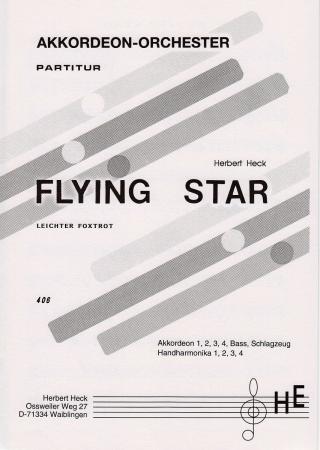 Flying Star, Herbert Heck, Foxtrott, Akkordeon-Orchester, leicht, Originalmusik, Akkordeon Noten, Originalkomposition
