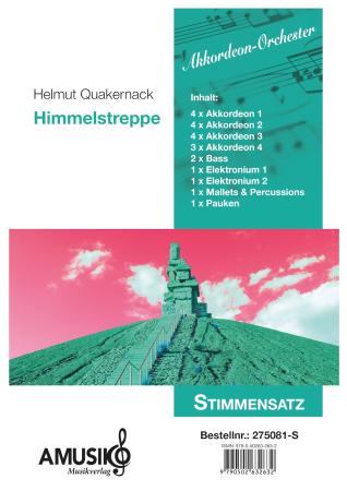 Preview: Himmelstreppe, Helmut Quakernack, Akkordeon-Orchester, Originalkomposition, Originalmusik, Landmarke, Kunstwerk, Halde, Ruhrgebiet, schwer, Oberstufe, Akkordeon Noten, Stimmensatzdeckblatt