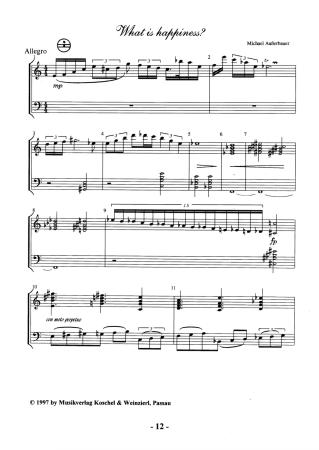 Preview: Perché domani?, Michael Außerbauer, Solo, Akkordeon, Akkordeon-Solo, Musiknoten für Akkordeon, Melodiebass MIII, mittelschwer-schwer, Originalkomposition