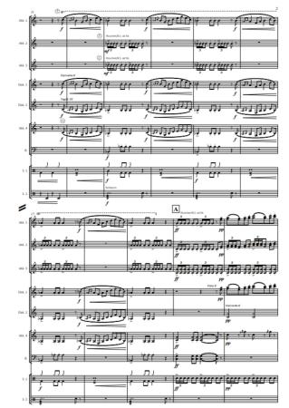 Preview: Arabischer Tanz, Peer-Gynt-Suite Nr. 2, Opus 55, Edvard Grieg, Nild Aebersold, Akkordeon-Orchester, mittelschwer-schwer, Akkordeon Noten, Beispielseite