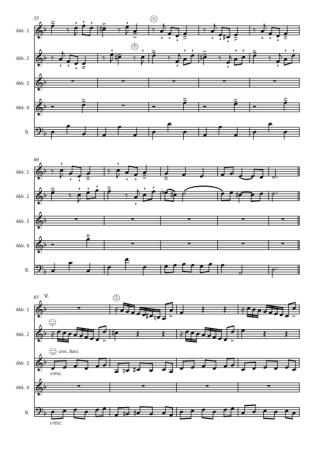 Besessenheit, Antonio Vivaldi, Johnny E. Mundelius, Akkordeon-Ensemble, Akkordeon-Quintett, mittelschwer bis schwer, Akkordeon Noten, Notenbeispiel