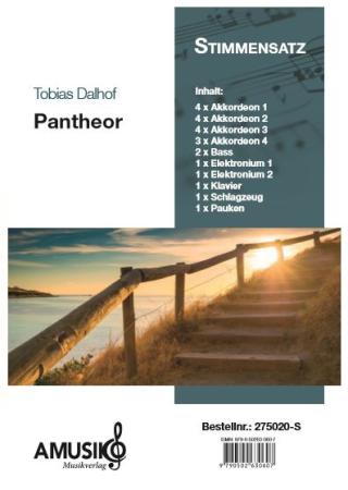 Preview: Pantheor, Tobias Dalhof, Rhapsodie für Akkordeon-Orchester, Mittelstufe, mittelschwer-schwer, Wertungsstück, Wettbewerbsliteratur, Originalmusik, Originalkomposition, Akkordeon Noten
