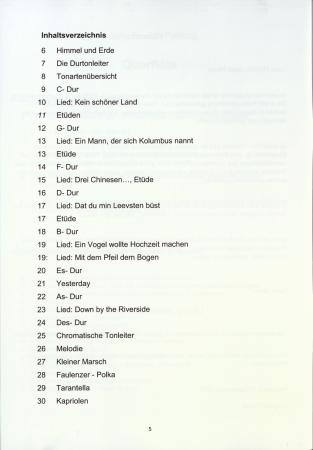 Preview: Übungsheft D1 für Querflöte, Siegfried Pfeifer, Prüfungsvorbereitung, D-Lehrgang, Tonleitern, Dreiklänge, Einzelunterricht, Gruppenunterricht, Spielstücke, Vortragsstücke, leicht, Musiktheorie, praxisorientiert, Querflöten Noten, Inhaltsverzeichnis
