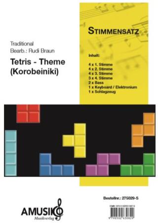 Preview: Tetris-Theme, Rudi Braun, Akkordeon-Orchester, leicht, Korobeiniki, russische Volksweise, Gameboy, Accelerando, Filmmusik, Akkordeon Noten