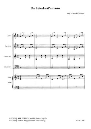 Preview: Stub'nmusik zum Advent aus dem Salzburger Land Band 2, Albert H. Reiterer, Spielheft, Volksmusikband, Volksmusiktrio, Volksmusikquintett, Hackbrett, Zither, Harfe, Gitarre, Kontrabass, Salzburger Advent, Adventssingen, Stubenmusik, Volksmusik Noten, Noten