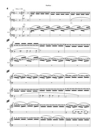 Preview: 2 SMS - Two Short Music Stories, Stefan Hippe, Originalomposition für Akkordeon Duo, Melodiebass MIII, schwer, Duett, zweisätzig, Duo-Band, Akkordeon Noten
