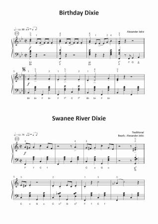 Preview: Einfach schöne Dixies, Alexander Jekic, Akkordeon-Solo, Standardbass MII, Spielheft, Soloband, Vorspiel, Konzert, Akkordeonunterricht, Dixieland, New-Orleans-Jazz, leicht, Anfänger, Wiedereinsteiger, inkl. Online-Audio, Akkordeon Noten, Notenbeispiel