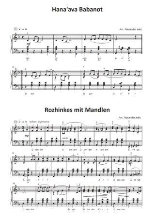 Preview: Einfach schöne Klezmer-Melodien, Alexander Jekic, Akkordeon-Solo, Standardbass MII, Spielheft, Soloband, Vorspiel, Konzert, Akkordeonunterricht, leicht, Anfänger, Wiedereinsteiger, inkl. Online-Audio, Akkordeon Noten, Beispielseite