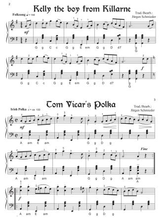 Preview: Irish Songs 1, Jürgen Schmieder, Akkordeon Solo, Standardbass MII, ​Soloband, Spielheft, mittelschwer, Irland, Jugendwettbewerbe, Akkordeon Noten