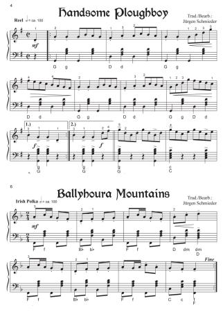 Preview: Irish Songs 1, Jürgen Schmieder, Akkordeon Solo, Standardbass MII, ​Soloband, Spielheft, mittelschwer, Irland, Jugendwettbewerbe, Akkordeon Noten