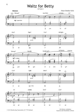 Preview: Jazzy Tunes 2, Hans-Günther Kölz, Akkordeon Solo, Standardbass MII, Jazz, Originalkomposition, mittelschwer-schwer, Akkordeon Noten