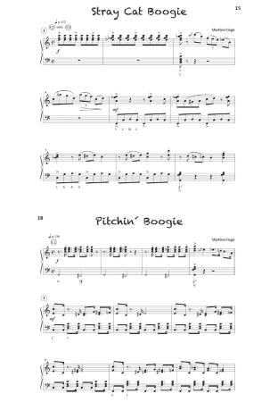 Preview: Boogies mit links! (Downloadausgabe), Martina Kluge, Akkordeon-Solo mit Standardbass MII, mittelschwer bis schwer, Boogie Woogie, Akkordeon Noten