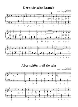 Preview: Hüttengaudi Band 1, Jürgen Schmieder, Akkordeon Solo, Standardbass MII, mittelschwer, Fetenhits, Gassenhauer, Stimmungslieder, Akkordeon Noten