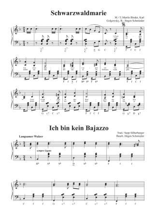 Preview: Hüttengaudi Band 3, Jürgen Schmieder, Akkordeon Solo, Standardbass MII, mittelschwer, Fetenhits, Gassenhauer, Stimmungslieder, Akkordeon Noten