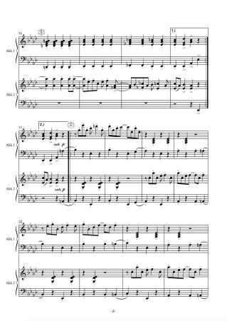 Preview: Maple Leaf Rag, Akkordeon Duo, Scott Joplin, Sandra Keller, Melodiebass MIII, schwer, Oberstufen, Ragtime, Wertungsstück, Wettbewerb, Wettbewerbsliteratur, Akkordeon Noten
