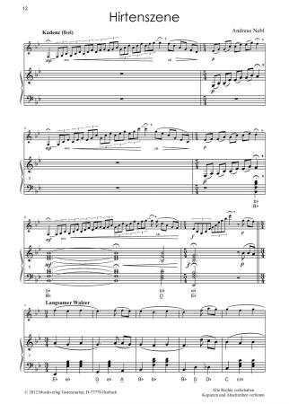 Preview: Gustostückerl, Andreas Nebl, Originalkompositionen. Melodieinstrument in C oder Bb und Akkordeon, Standardbass MII, Melodiebass MIII, mittelschwer-schwer, Nebl & Nebl, Akkordeon Plus, Kammermusik, Duo, Duett, Akkordeon Noten