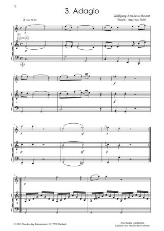 Preview: Divertimento 1, Wolfgang Amadeus Mozart, Andreas Nebl, Suite in 5 Sätzen Melodieinstrument in C oder Bb und Akkordeon Melodiebass MIII, mittelschwer, Wertungsstück, Wettbewerb, Wettbewerbsliteratur Nebl & Nebl, Akkordeon Plus, Kammermusik, Akkordeon Noten
