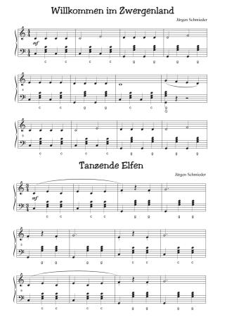 Preview: Die Tastenzwerge Band 1, Jürgen Schmieder, Akkordeon Solo, Standardbass MII, sehr leicht-leicht, Anfänger, Schüler, Akkordeon Noten, Akkordeonunterricht, Begleitheft, Spielheft
