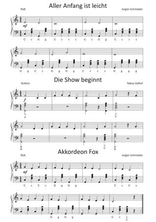 Preview: Take It Easy, Jürgen Schmieder, Tobias Dalhof, Akkordeon Solo, Standardbass MII, sehr leicht-leicht, 2. Stimme, Hohner XS, Wettbewerb, Wertungsspiel, Elementarstufe, Akkordeon Noten