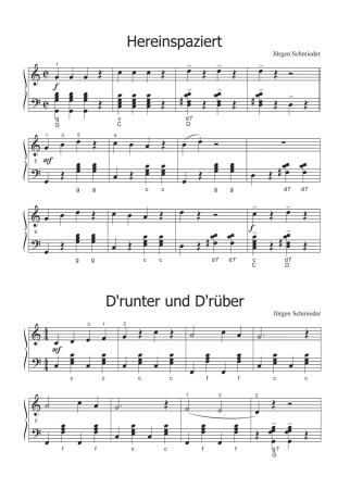 Preview: Einfach Akkordeon Band 2, Jürgen Schmieder, Akkordeonsolo, Standardbass MII, Übungsstücke, Spielstücke, sehr leicht, Elementarstufe, Anfänger, Akkordeon Noten