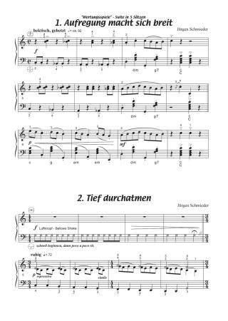 Preview: Wertungsspiele, Jürgen Schmieder, Akkordeon Solo, Standardbass MII, leicht-mittelschwer, Wettbewerb, Wettbewerbsliteratur, Akkordeon Noten