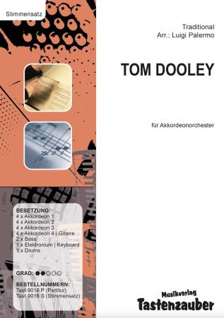 Preview: Tom Dooley, Luigi Palermo, Akkordeonorchester, Jugendorchester, leicht, 8-Beat, Folksong, Akkordeon Noten, Stimmensatzdeckblatt
