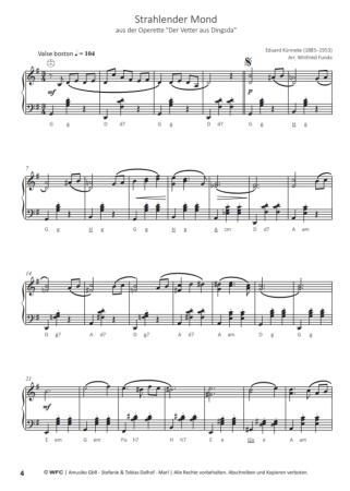 Preview: Jede Wette ... Operette, Winfried Funda, Akkordeon-Solo, ​Standardbass MII, Spielheft, Soloband, Konzert, Auftritt, mit Anmoderationen, mittelschwer, Akkordeon Noten, Blick in die Noten